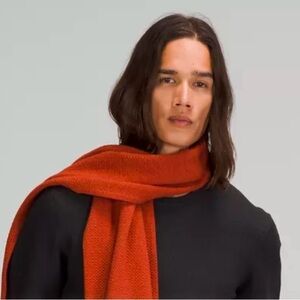 Brand new burgundy Lululemon All Ease unisex scarf
